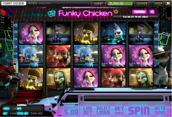slot funky chicken