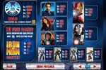 paytable slot iron man 2 50 linee