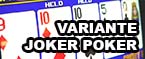 regole video poker joker poker