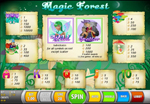 tabella vincite slot magic forest